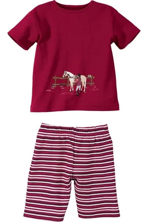 Erwin Müller Pyjama Kinder-Shorty (2 tlg) Single-Jersey Streifen - Verkäufer: