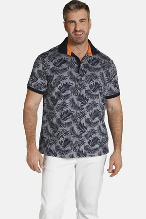 Charles Colby Poloshirt EARL ANGUS Blätterdruck auf Pikee - Verkäufer: VANDERSTORM VENTURES