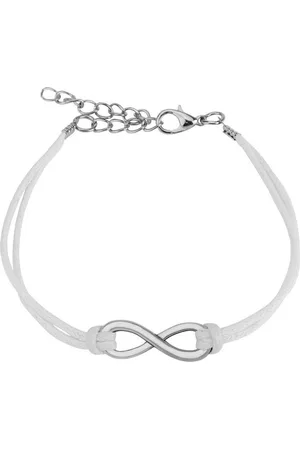 Bungsa Lederarmband Armband Unendlichkeit aus Leder Unisex (1 Armband, 1-tlg), Bracelet Armschmuck - Verkäufer: