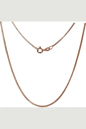 SilberDream Silberkette Halskette 45cm Veneziakette (Halskette), Halskette ca. 45cm, 925 Sterling Silber, vergoldet (Roségold 333), Far - Verkäufer: Fit4Style Silberschmuck - IMPPAC
