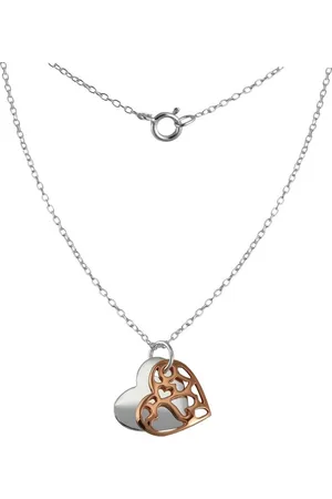 SilberDream Silberkette Herz Halskette silber rose (Halskette), Halskette (Herz) ca. 45cm, 925 Sterling Silber, vergoldet (Rosegold 58 - Verkäufer: Fit4Style Silberschmuck - IMPPAC