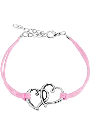 Bungsa Lederarmband Armband 2 Herzen aus Leder Unisex (1 Armband, 1-tlg), Bracelet Armschmuck - Verkäufer: