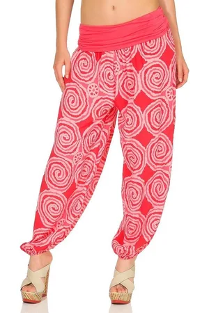 malito more than fashion Haremshose 1718 Sommerhose mit elastischem Bund und Kreis Muster Einheitsgröße - Verkäufer: malito