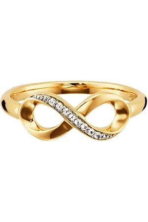 CAÏ Fingerring 925/- Sterling Silber vergoldet Topas