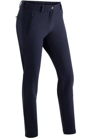 Maier Sports Funktionshose Helga slim warme Damen Outdoorhose, robuste Wanderhose, Slim Fit