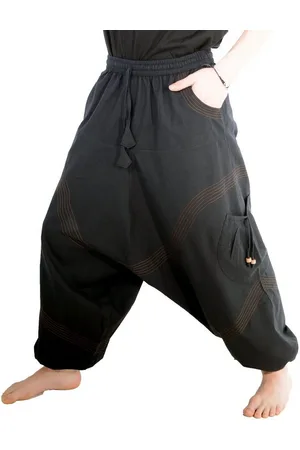 Kunst und Magie Haremshose Bequeme Goa Cargo Haremshose für Herren/Unisex Pluderhose Baggy - Verkäufer: