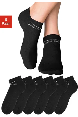 Venice Beach Sneakersocken (Packung, 6-Paar) perfekte Passform durch LYCRA-Anteil