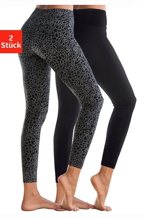 H.I.S Leggings (2er-Pack) in bedruckt und uni