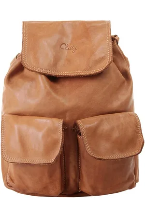 Cluty Cityrucksack, echt Leder, Made in Italy