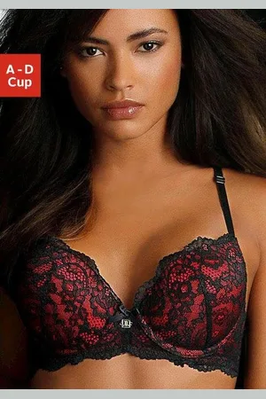 Jette Joop Push-up-BH mit raffinierten Trägern in Bänder-Optik, sexy Dessous