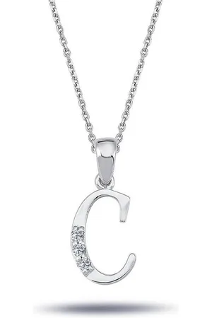EinStein Diamant Goldkette, Diamant Anhänger mit Kette, Halskette, Collier in 14 Karat Gold - Verkäufer: