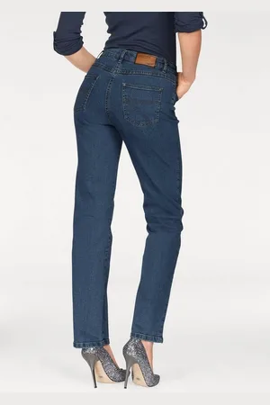 ARIZONA Gerade Jeans Annett bequeme Passform, 5-Pocket-Style, hohe Taille