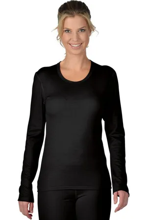 Trigema Longsleeve Sportshirt aus Merinowolle (1-tlg)