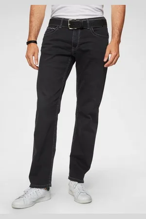 Camp David Loose-fit-Jeans CO:NO mit markanten Nähten und Stretch