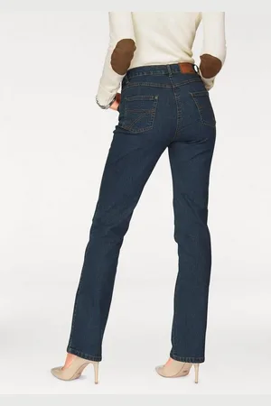 ARIZONA Gerade Jeans Annett bequeme Passform, 5-Pocket-Style, hohe Taille