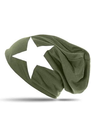 CASPAR Beanie MU069 klassiche leichte Unisex Mütze mit Stern Print - Verkäufer: & SIKORA