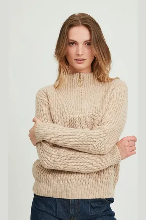 B YOUNG Strickpullover BYMOLIN JUMPER - 20810486 Strickpullover mit Troyer-Kragen - Verkäufer: meinemarkenmode