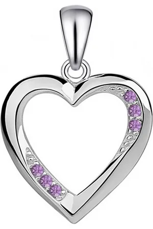 Goldene Hufeisen Herzanhänger Herz Anhänger 925 Sterling Silber mit Zirkonia Kristall Kettenanhänger (1 Stück, inkl. Geschenkbox), Rhodiniert - Verkäufer: