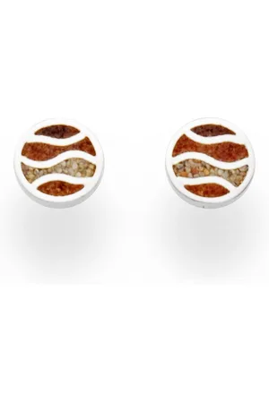 DUR Ohrring-Set Schmuck: Ohrring, Ohrstecker "Strandlust" Bernstein-Strandsand-Mix - Verkäufer: Strandsandschmuck