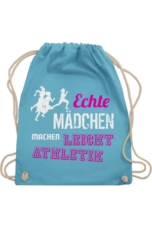 Shirtracer Turnbeutel Echte Mädchen machen Leichtathletik, Sport Zubehör - Verkäufer: