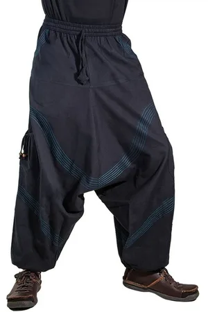 Kunst und Magie Haremshose Bequeme Goa Cargo Haremshose für Herren/Unisex Pluderhose Baggy - Verkäufer: