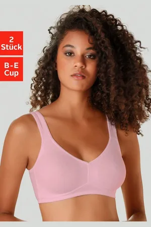 Petite Fleur Soft-BH (Packung, 2 Stück) ohne Bügel, aus weicher Baumwolle