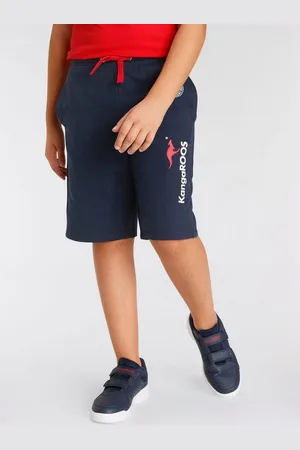 KangaROOS Sweatshorts, Basic Sweatbermudas mit Logo-Druck Modische Drucke