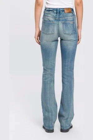 ARIZONA Bootcut-Jeans Baby Bootcut leicht ausgestelltes Bein, hohe Leibhöhe