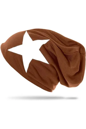 CASPAR Beanie MU069 klassiche leichte Unisex Mütze mit Stern Print - Verkäufer: & SIKORA