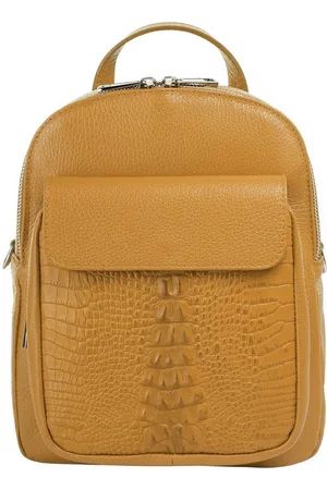 Cluty Cityrucksack, echt Leder, Made in Italy