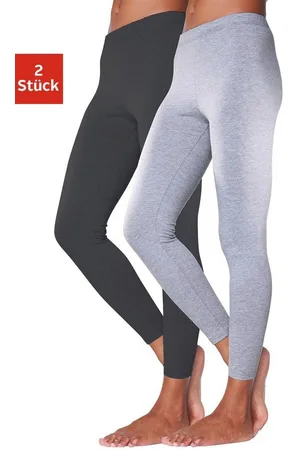Vivance Leggings (2er-Pack) mit Gummibund, Loungewear