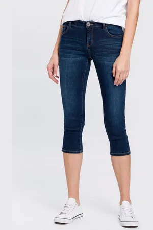 ARIZONA Caprijeans Ultra-Stretch extra-enger Schnitt, modischer Beinabschluss mit Schlitz