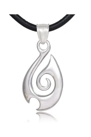 DonDon Kette mit Anhänger Lederkette Halskette 50 cm (1-tlg), Herren-Halskette mit Lederband, maskuline Anhänger, im Samtbeutel - Verkäufer: urban-styles