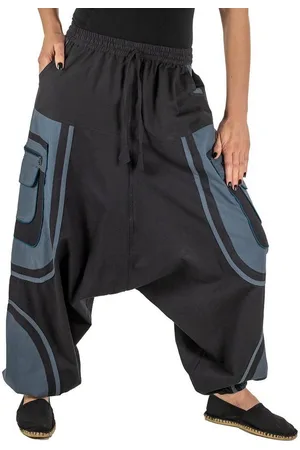 Kunst und Magie Haremshose Unisex Orientalische Haremshose Goa Hose Pluderhose Cargo Damen Herren - Verkäufer: