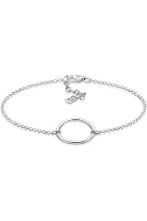 Elli Armband Kreis Schlicht 925 Silber