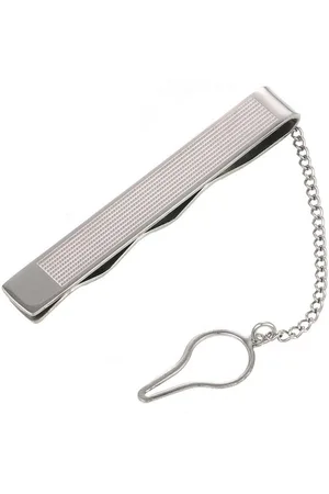 DonDon Krawattennadel Krawattenklammer Krawattennadel, Krawattennadel aus Edelstahl, mit Zierkette, verschiedene Designs - Verkäufer: urban-styles