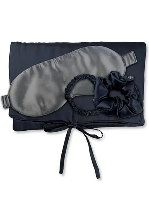 Ailoria Haargummi TRAVEL SET Tasche, Schlafmaske, Scrunchie S &, Luxuriöses Reise-Set - Verkäufer: Lifestyle Delights
