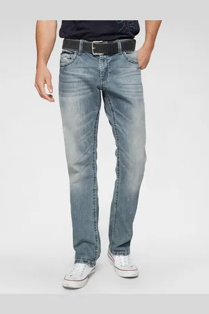 Camp David Loose-fit-Jeans CO:NO mit markanten Nähten und Stretch