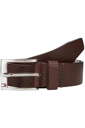 Tommy Hilfiger Ledergürtel New Aly Belt mit quadratischer Logo-Metallschnalle
