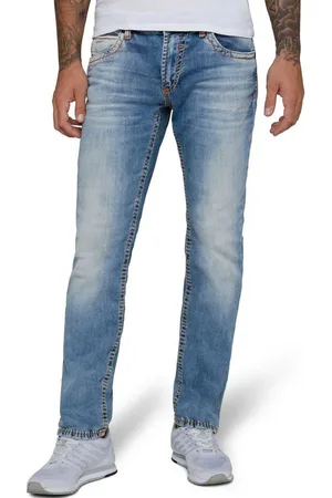 Camp David Straight-Jeans NI:CO:R611 mit markanten Steppnähten
