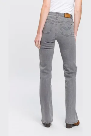 ARIZONA Bootcut-Jeans Comfort-Fit ausgestellte Beinform, mit Eingrifftaschen, High-Waist