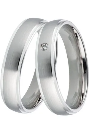 DOOSTI Trauring Schmuck Geschenk Silber 925 Trauring Ehering Partnerring LIEBE, Made in Germany, wahlweise mit oder ohne Brillant