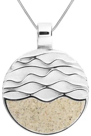 DUR Kette mit Anhänger - Strandwellen- Strandsand - Silber 925/000 -, (2-tlg) - Verkäufer: OSTSEE-SCHMUCK