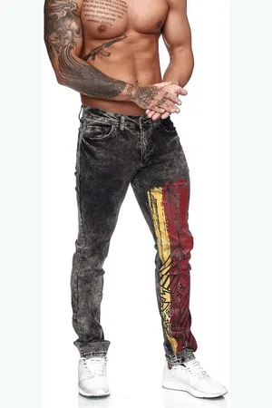 OneRedox Straight-Jeans JK3000 (Jeanshose Designerjeans Bootcut, 1-tlg) Fitness Freizeit Casual - Verkäufer: