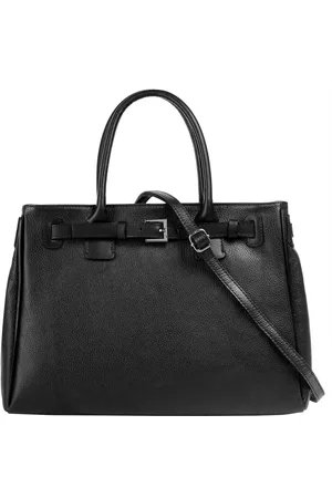 Cluty Henkeltasche, echt Leder, Made in Italy