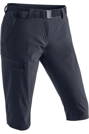 Maier Sports Caprihose Inara slim 3/4 Damen Wanderhose, atmungsaktive Outdoorhose, 3/4 Hose mit 3 Taschen