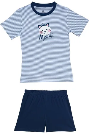 Erwin Müller Pyjama Kinder-Shorty Single-Jersey Streifen - Verkäufer: