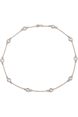 Ailoria Silberkette LAVANDE Halskette Silberkristall (1-tlg), 925 Sterling Silver mit 10 Edelsteinen - Verkäufer: Lifestyle Delights