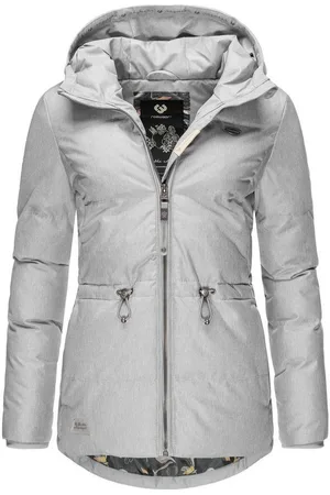 Ragwear Anorak Calena Intl. stylische Winterjacke mit Kapuze und Gummizug
