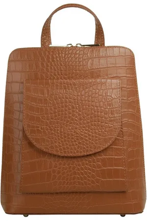 Cluty Cityrucksack, echt Leder, Made in Italy
